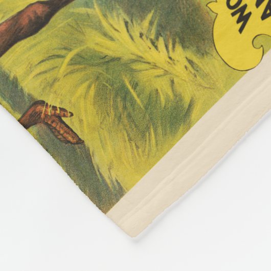 Circus Poster voor Adam Forepaugh & Sells Brothers Fleece Deken (Hoek)