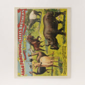 Circus Poster voor Adam Forepaugh & Sells Brothers Legpuzzel (Verticaal)