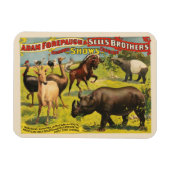 Circus Poster voor Adam Forepaugh & Sells Brothers Magneet (Horizontaal)