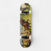 Circus Poster voor Adam Forepaugh & Sells Brothers Persoonlijk Skateboard (Voorkant)