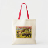 Circus Poster voor Adam Forepaugh & Sells Brothers Tote Bag (Voorkant)