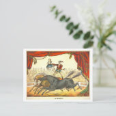  Circus Poster voor Paard Act Briefkaart (Staand voorkant)