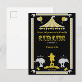 Circus-Posters en -Kaarten Uitnodiging Briefkaart (Voorkant / Achterkant)
