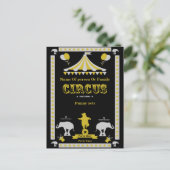 Circus-Posters en -Kaarten Uitnodiging Briefkaart (Staand voorkant)