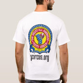 Circus Princess (met logo) T-shirt (Achterkant)