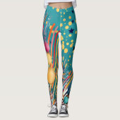 Circus Print Leggings (Voorkant)