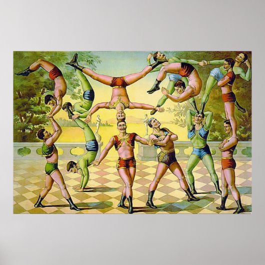 Circus Print. Poster (Voorkant)