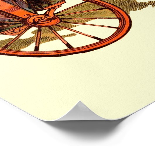 Circus Processie Elephant Antiek Poster (Hoek)