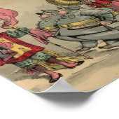 Circus Procession 1888 Children's Book Afbeelding Poster (Hoek)