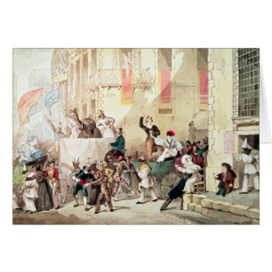 Circus Procession in Italië, 1830