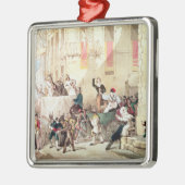 Circus Procession in Italië, 1830 Metalen Ornament (Links)