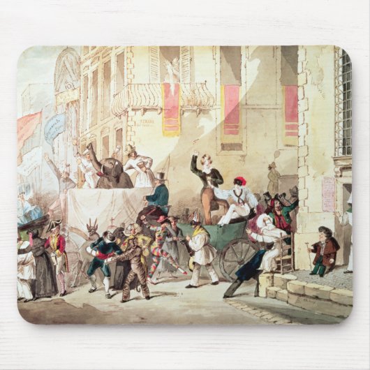 Circus Procession in Italië, 1830 Muismat (Voorkant)