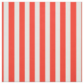 Circus Red en White Cabana Stripes Stof (Swatch)