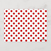Circus Red Party Flag Bunting Banner Post Card Briefkaart (Achterkant)