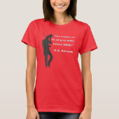 Circus Ring Master P.T. Barnum Quote in Black T-shirt (Voorkant)