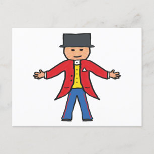 Circus Ringmaster Briefkaart