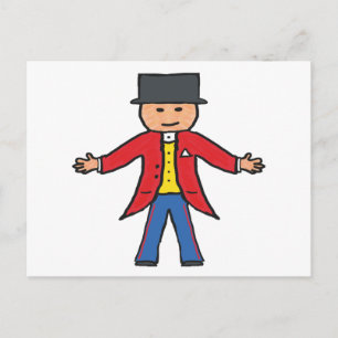 Circus Ringmaster Briefkaart