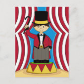 Circus Ringmaster Briefkaart (Voorkant)