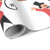 Circus Ringmaster Cadeaupapier (Rol Hoek)