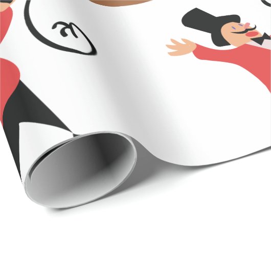 Circus Ringmaster Cadeaupapier (Rol Hoek)