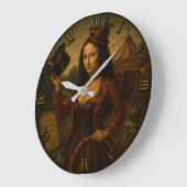 Circus Ringmaster Funny Mona Lisa Circus Performer Grote Klok (Hoek)