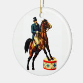 Circus Ringmaster Keramisch Ornament (Links)