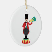 Circus Ringmaster Keramisch Ornament (Rechts)