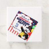 Circus Ringmaster Polar Beer Dank u Bedankjes Labels (In situ)