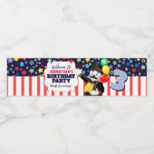 Circus Ringmaster Polar Beer Dank u Waterfles Etiket (Enkel label)