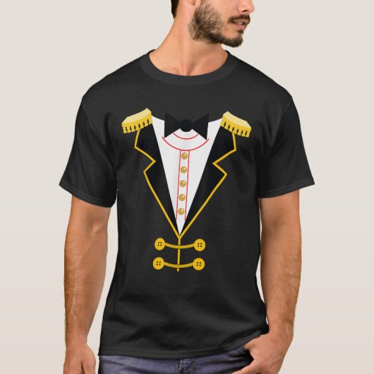 Circus Ringmeester Kostuum Carnaval Thema Hallowee T-shirt (Voorkant)