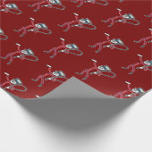 Circus Ringmeester Stickman Cadeaupapier (Hoek)