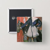 Circus Scene, 1917 Vierkante Button 5,1 Cm (Voorkant /achterkant)