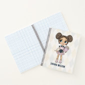 Circus School Roze Lief Meisje Notitieboek (Binnen)