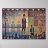 Circus Sideshow - beroemde schilderijen Poster (Voorkant)