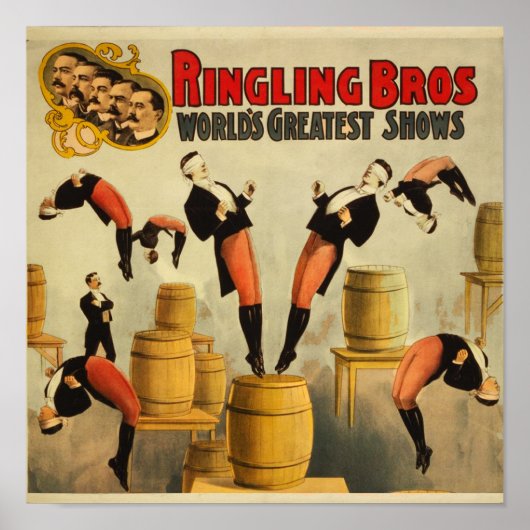  Circus Sideshow Poster (Voorkant)