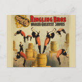  Circus Sideshow Poster Briefkaart (Voorkant)