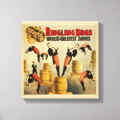  Circus Sideshow Poster Canvas Afdruk (Voorkant)