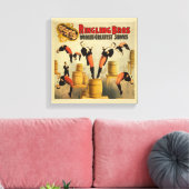  Circus Sideshow Poster Canvas Afdruk (Insitu (Woonkamer))