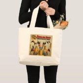 Circus Sideshow Poster Grote Tote Bag (Voorkant (product))