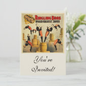 Circus Sideshow Poster Kaart (Staand voorkant)