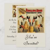 Circus Sideshow Poster Kaart (Voorkant / Achterkant)