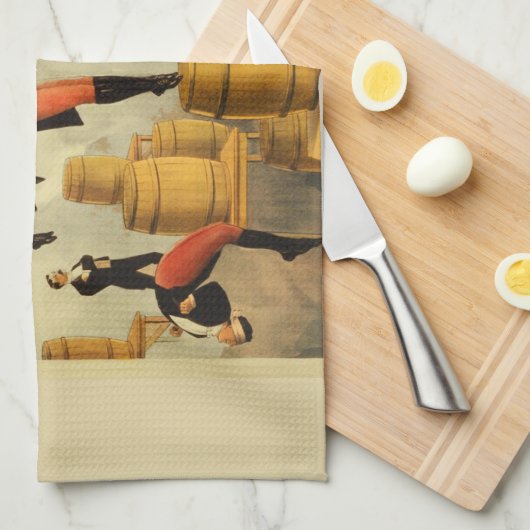  Circus Sideshow Poster Theedoek (Quarter Fold)