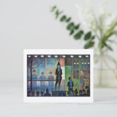 Circus Sideshow, Seurat Briefkaart (Staand voorkant)