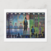 Circus Sideshow, Seurat Briefkaart (Voorkant)