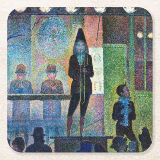 Circus Sideshow, Seurat Kartonnen Onderzetters (Voorkant)