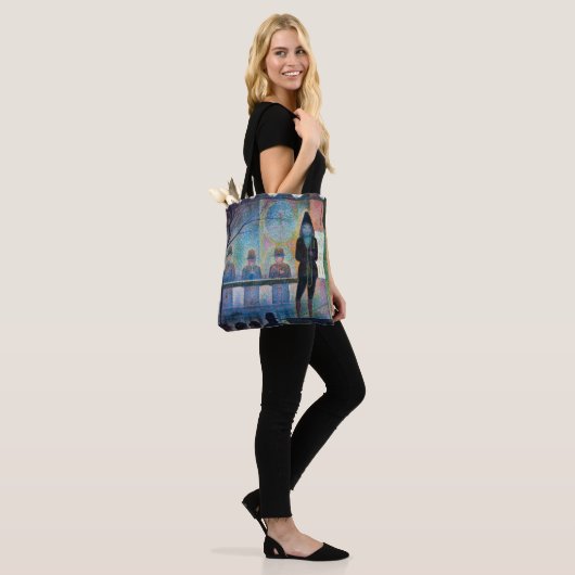 Circus Sideshow, Seurat Tote Bag (Op model)