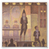 Circus Sideshow van Georges Seurat Foto Afdruk (Voorkant)