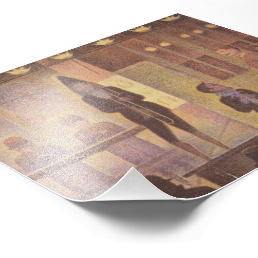 Circus Sideshow van Georges Seurat Foto Afdruk (Hoek)