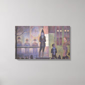 Circus Sideshow van Georges Seurat, kunst Canvas Afdruk (Voorkant)