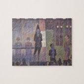 Circus Sideshow van Georges Seurat,  kunst Legpuzzel (Horizontaal)